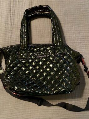 MZ Wallace Black Lacquer Medium Sutton